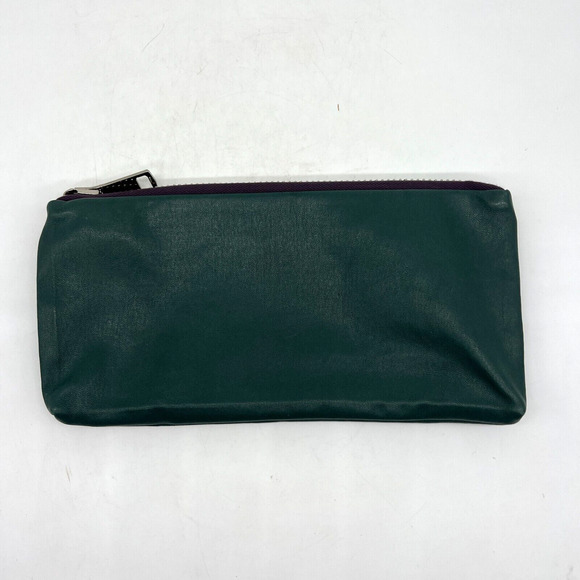 STOULS Leather Clutch Women's 3 Piece Set Green Pouches Wallet - Picture 2 of 14